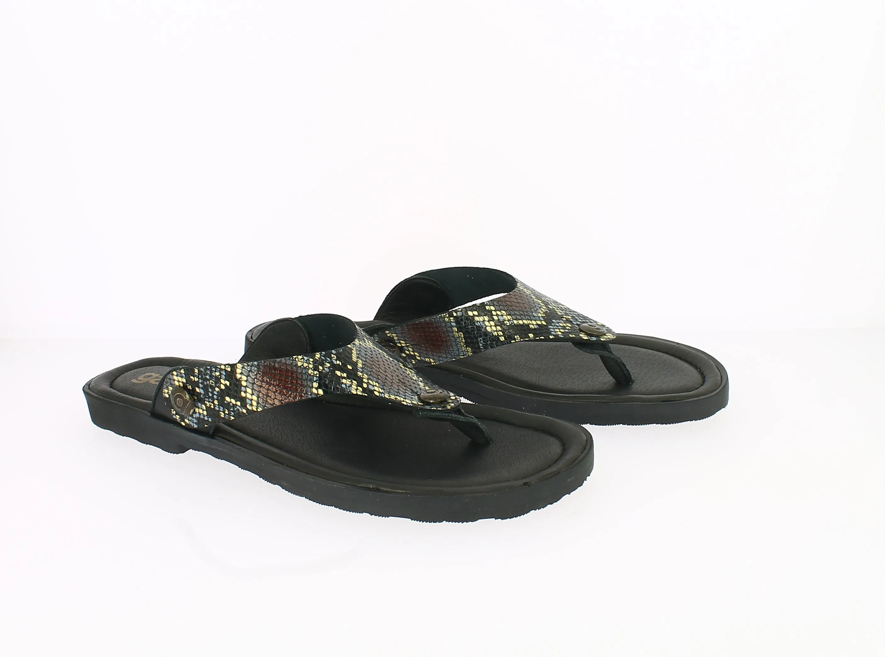 Gal Black Pack - Black Snake, Jaguar and Floral Leather Straps