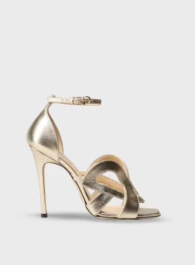 Gold Leather Sandal