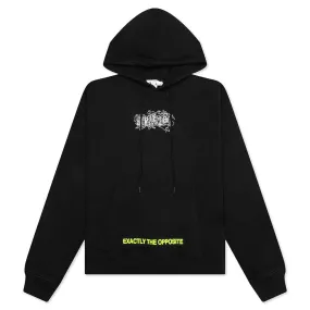 Graffiti Layerz Slim Hoodie - Black/White