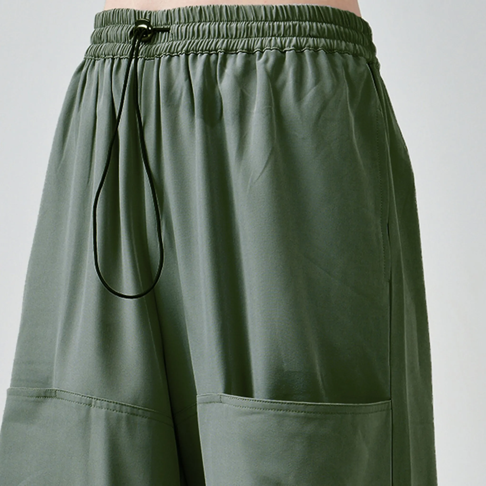 Grey & Olive Air Parachute Pants