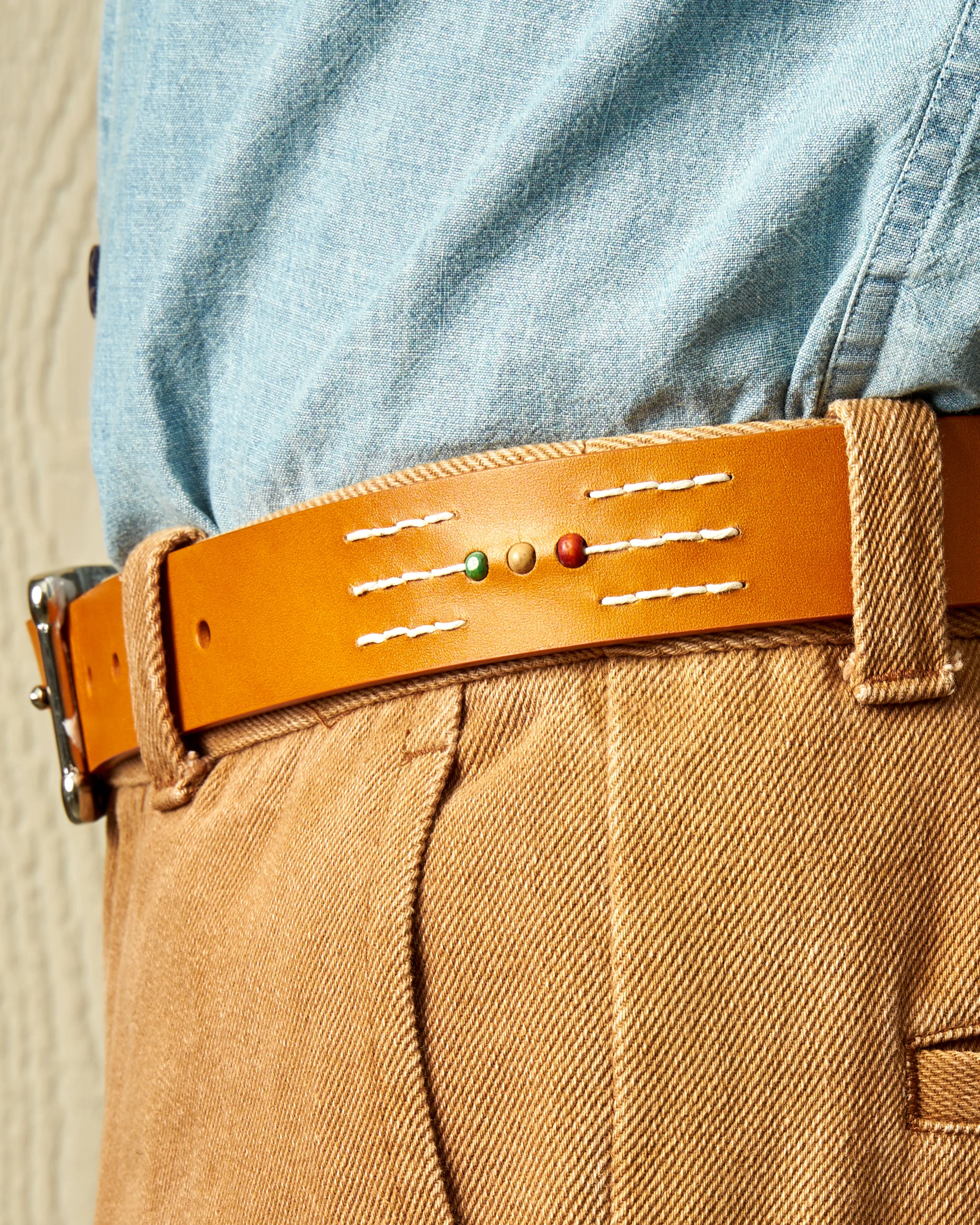 Hand-Beaded Belt