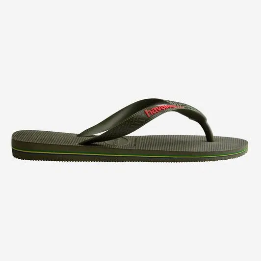 Havaianas Brasil Logo Flip Flops - Green