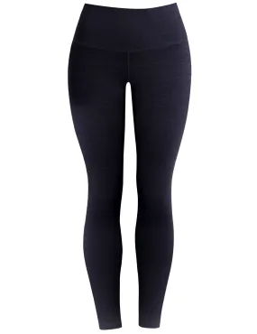 High Waist Yoga Pants heatherdarknavy