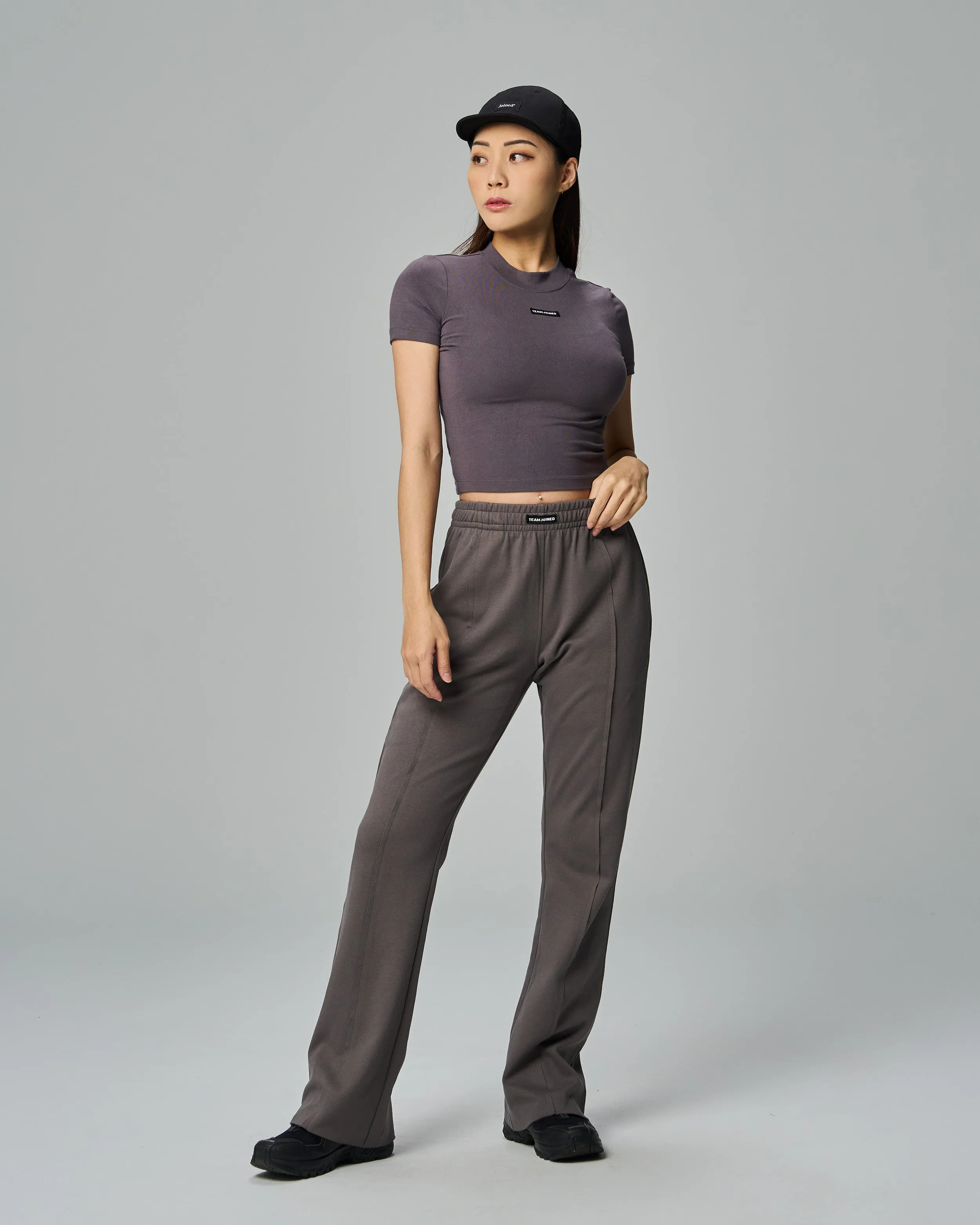 High-Waisted Raw Cut Pant