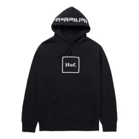 HUF ESSENTIALS BOX LOGO P/O HOODIE-BLACK