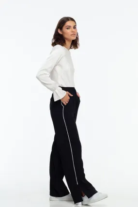 Hypnotic Pant - Black with White Stripe