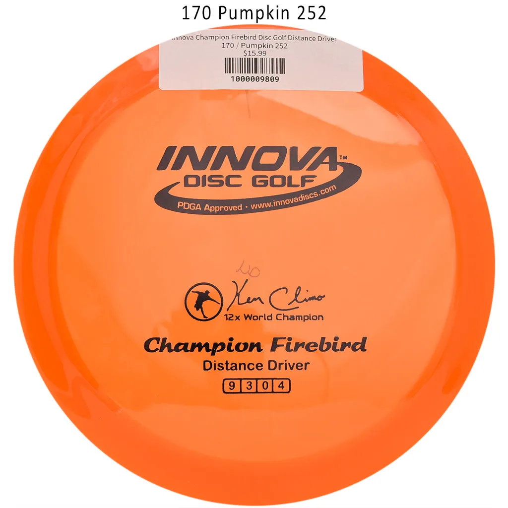 Innova Champion Firebird Disc Golf Distance Driver