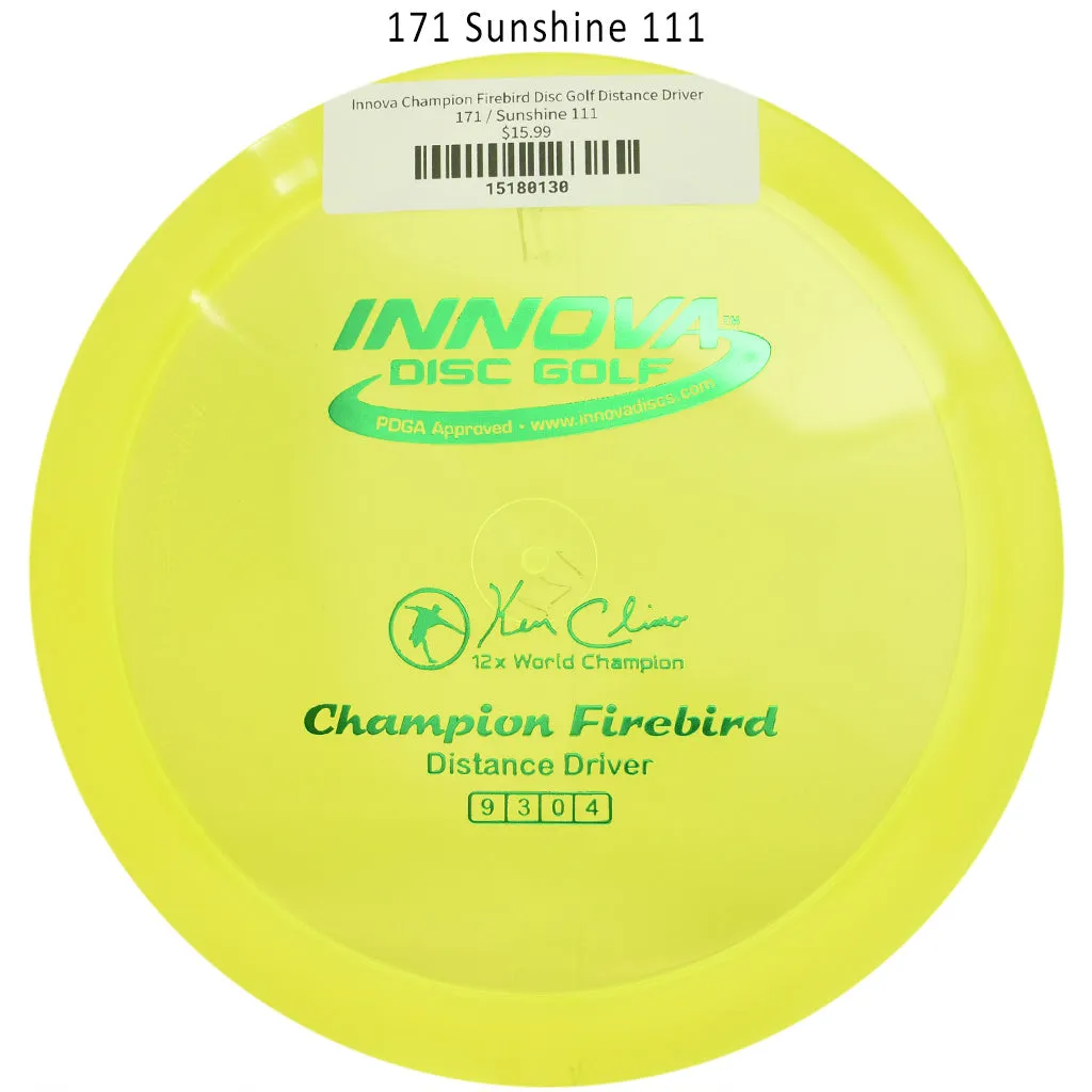 Innova Champion Firebird Disc Golf Distance Driver