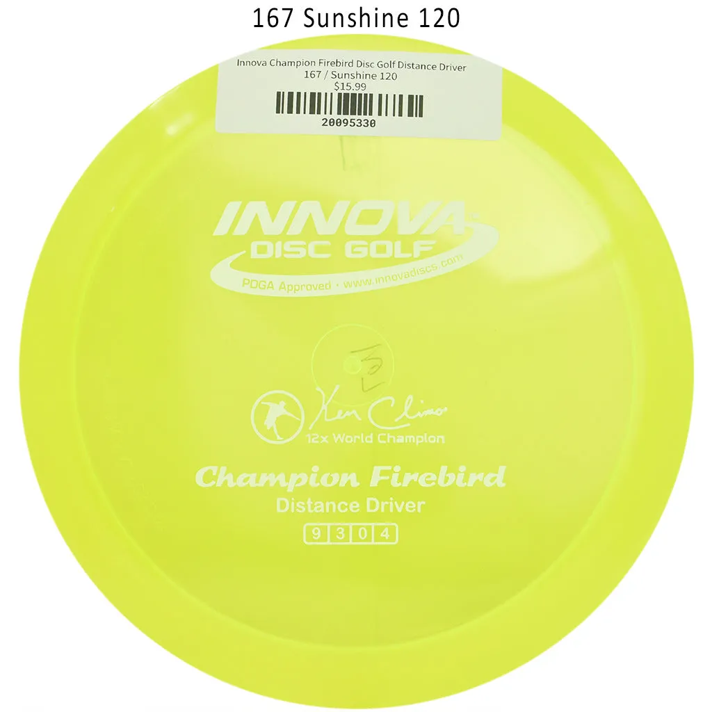 Innova Champion Firebird Disc Golf Distance Driver