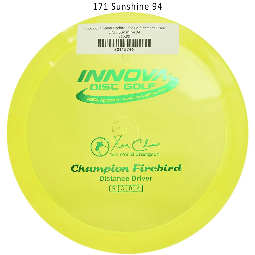 Innova Champion Firebird Disc Golf Distance Driver