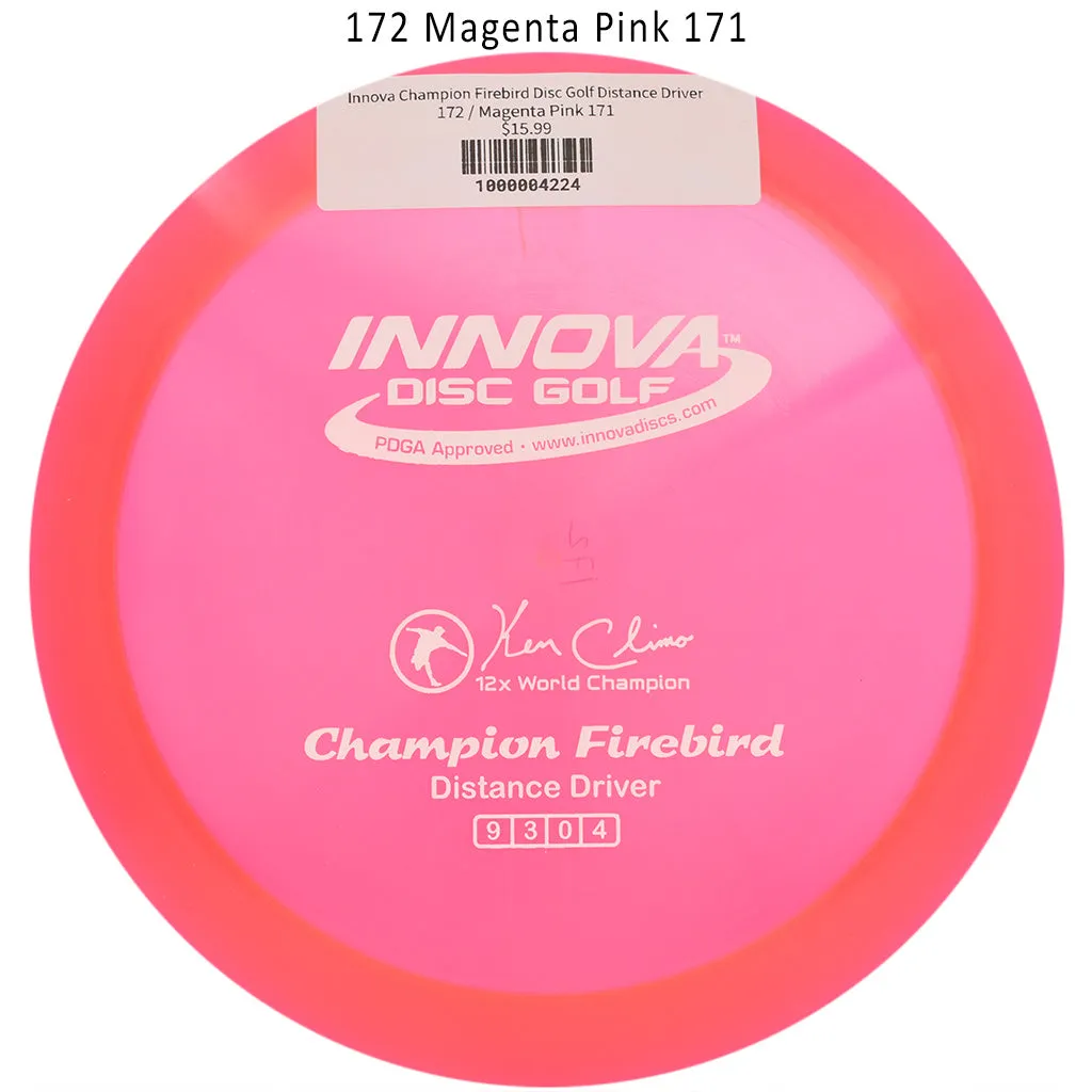 Innova Champion Firebird Disc Golf Distance Driver