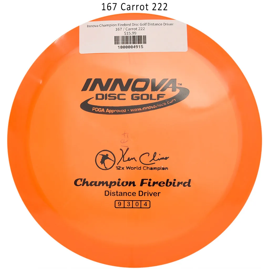 Innova Champion Firebird Disc Golf Distance Driver