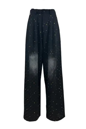 Less Couture Pants / Black-Gold