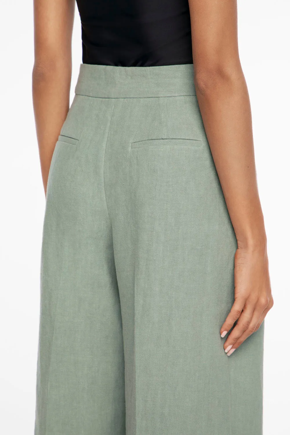 Linen Wide Leg Pants