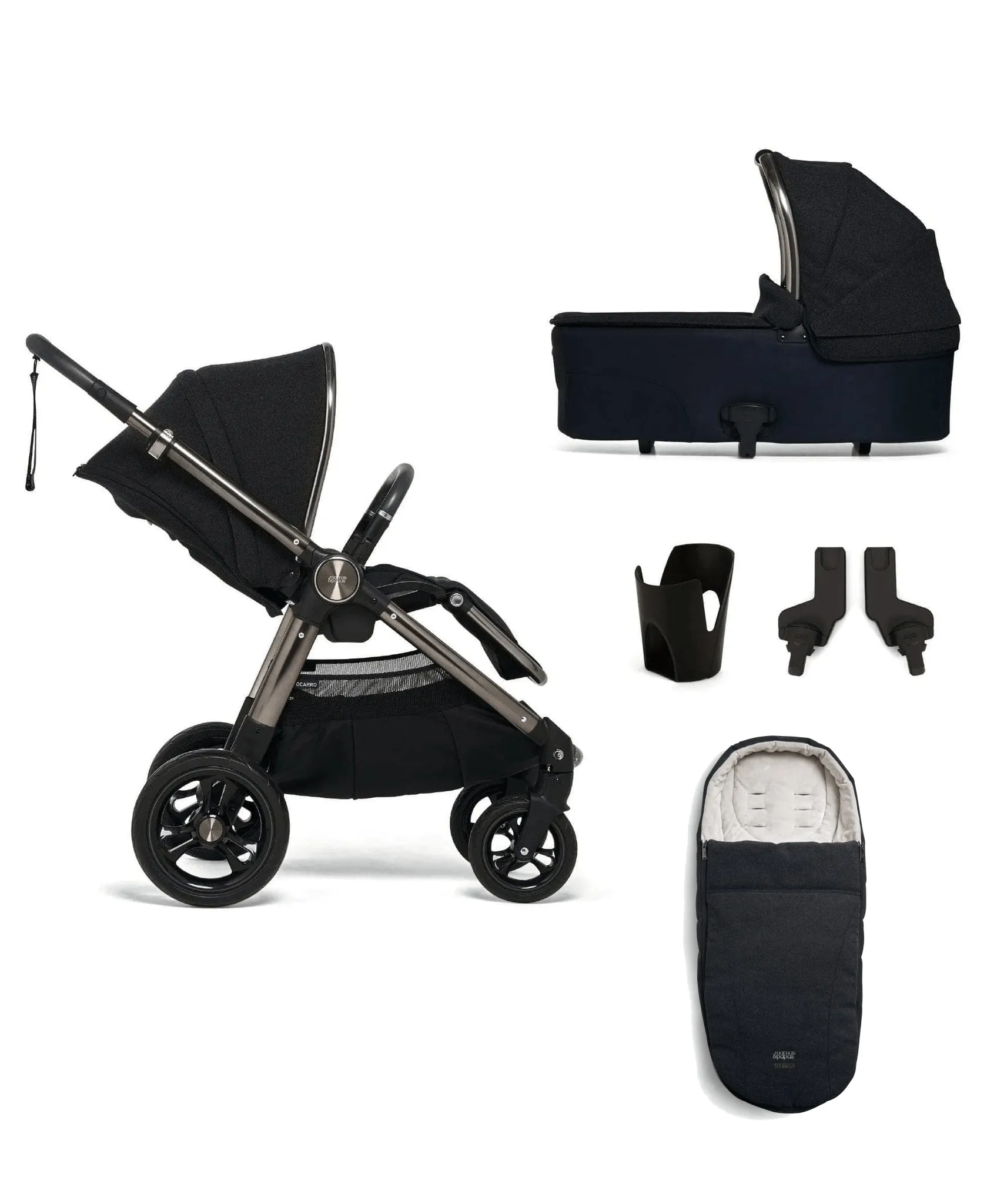 Mamas & Papas Ocarro 5 Piece Bundle - Navy Classic