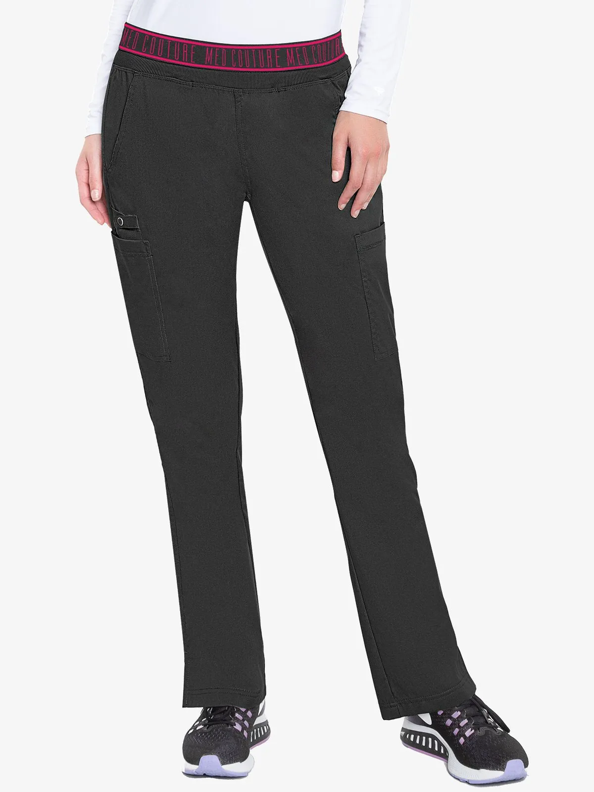 Med Couture Touch 7739 Women's Yoga 2 Cargo Pant - PETITE