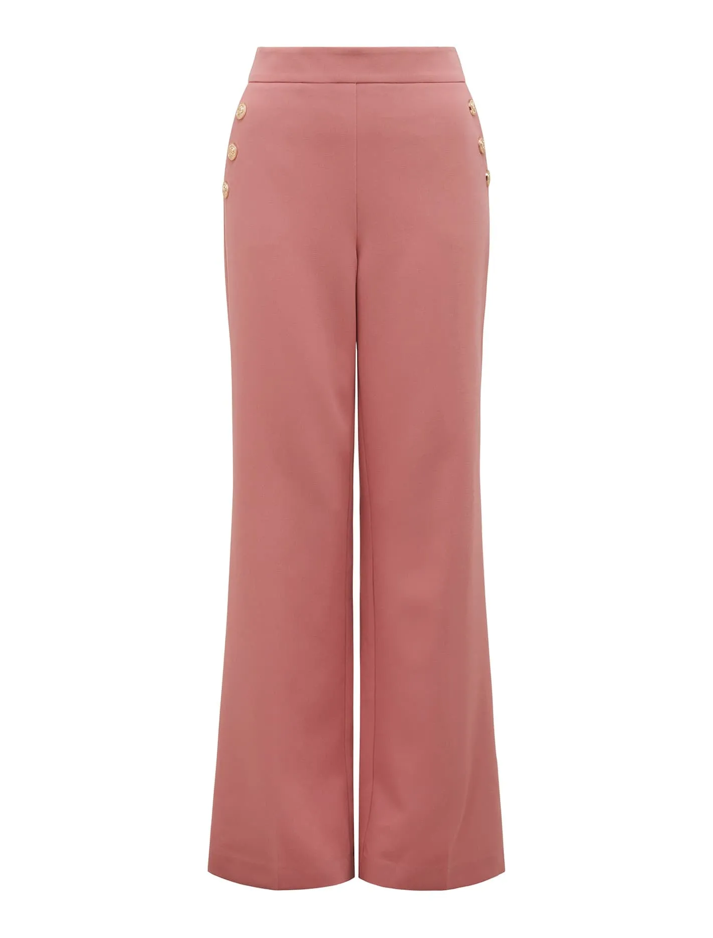 Megan Button Wide Leg Pants