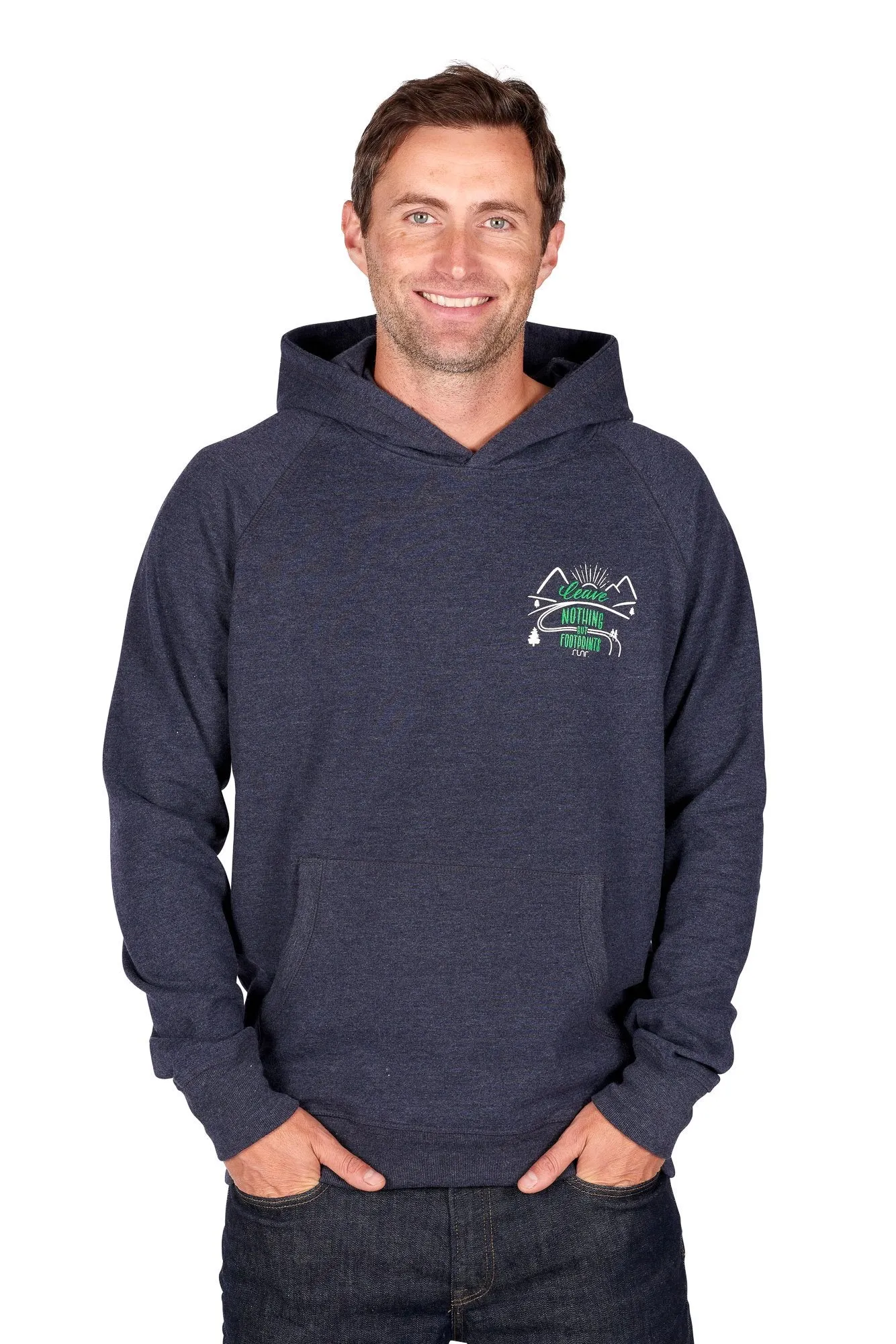 Men's 'Leave Nothing But Footprints' runr Hoodie