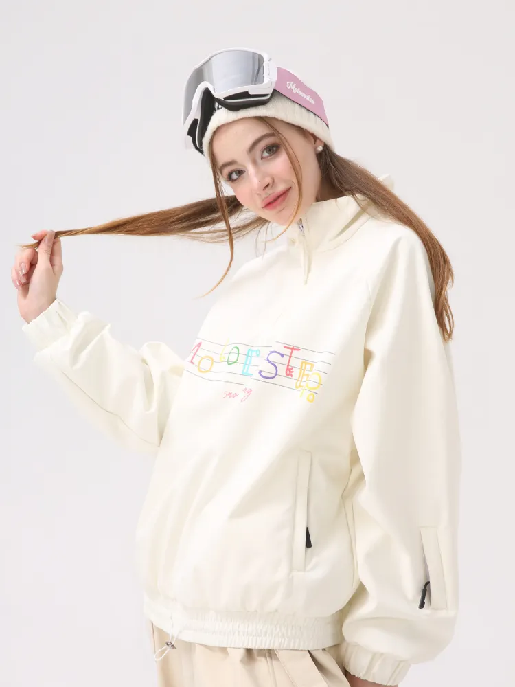 Molocoster Beige Ski Sweatshirt - Women's