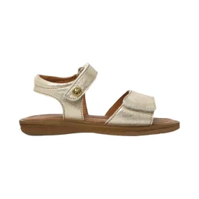 Naturino Girl's (Sizes 33-35) Aryli Platinum Velcro Sandal