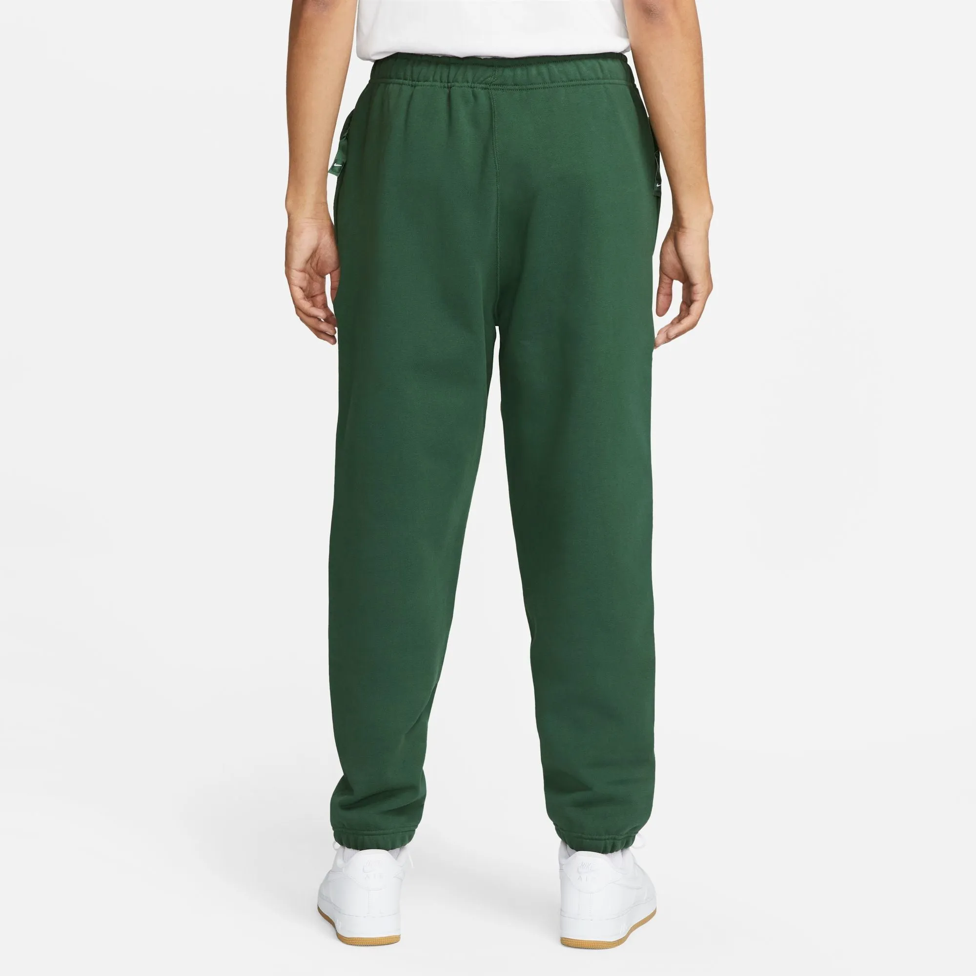 Nike Solo Swoosh Fleece Pants (Green)