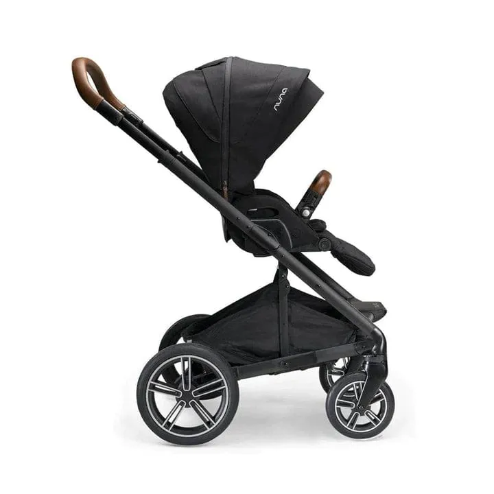 Nuna Mixx Next with Carrycot and PIPA Next Car Seat and Rotating Base - Caviar