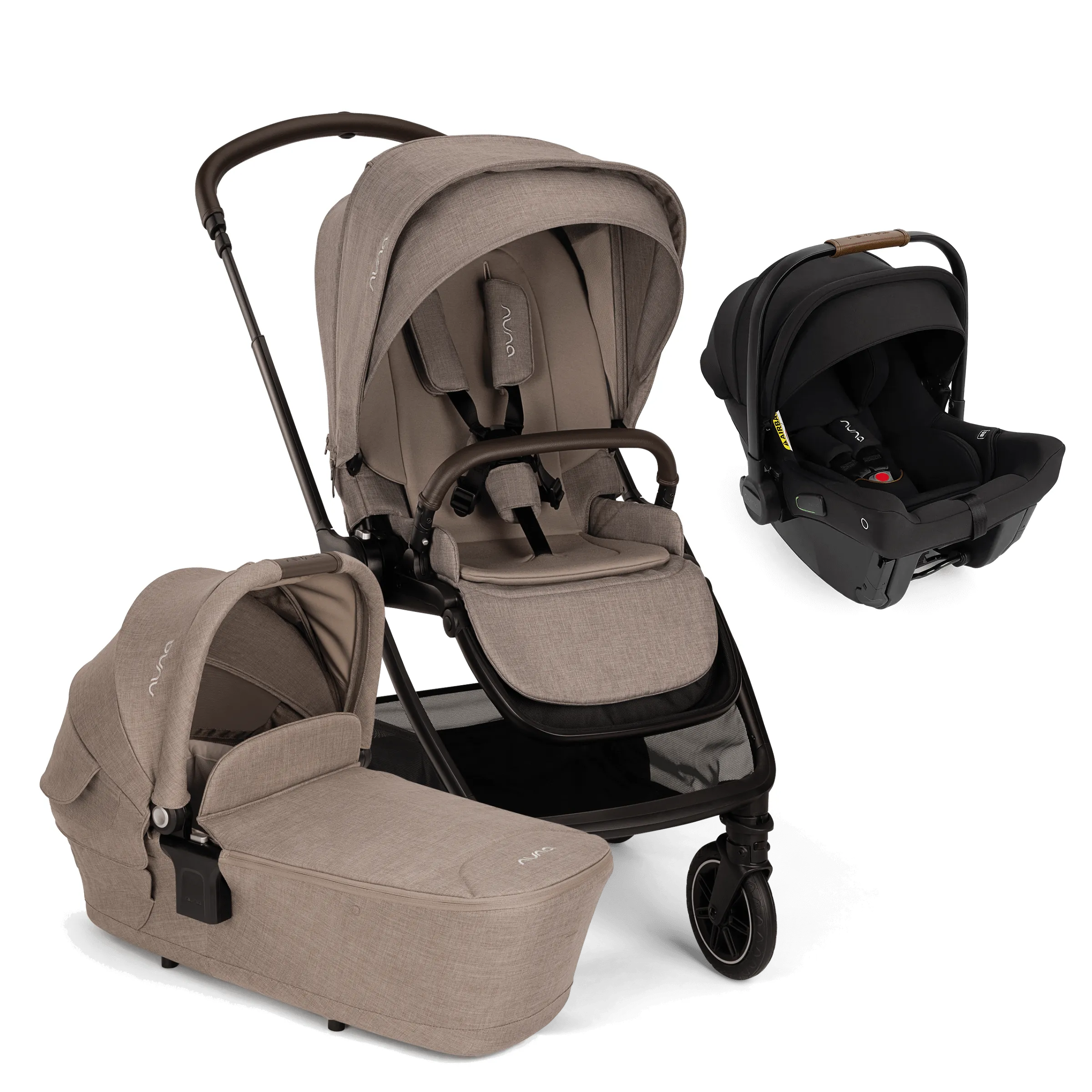 Nuna TRIV Next & PIPA Urbn Travel System - Cedar