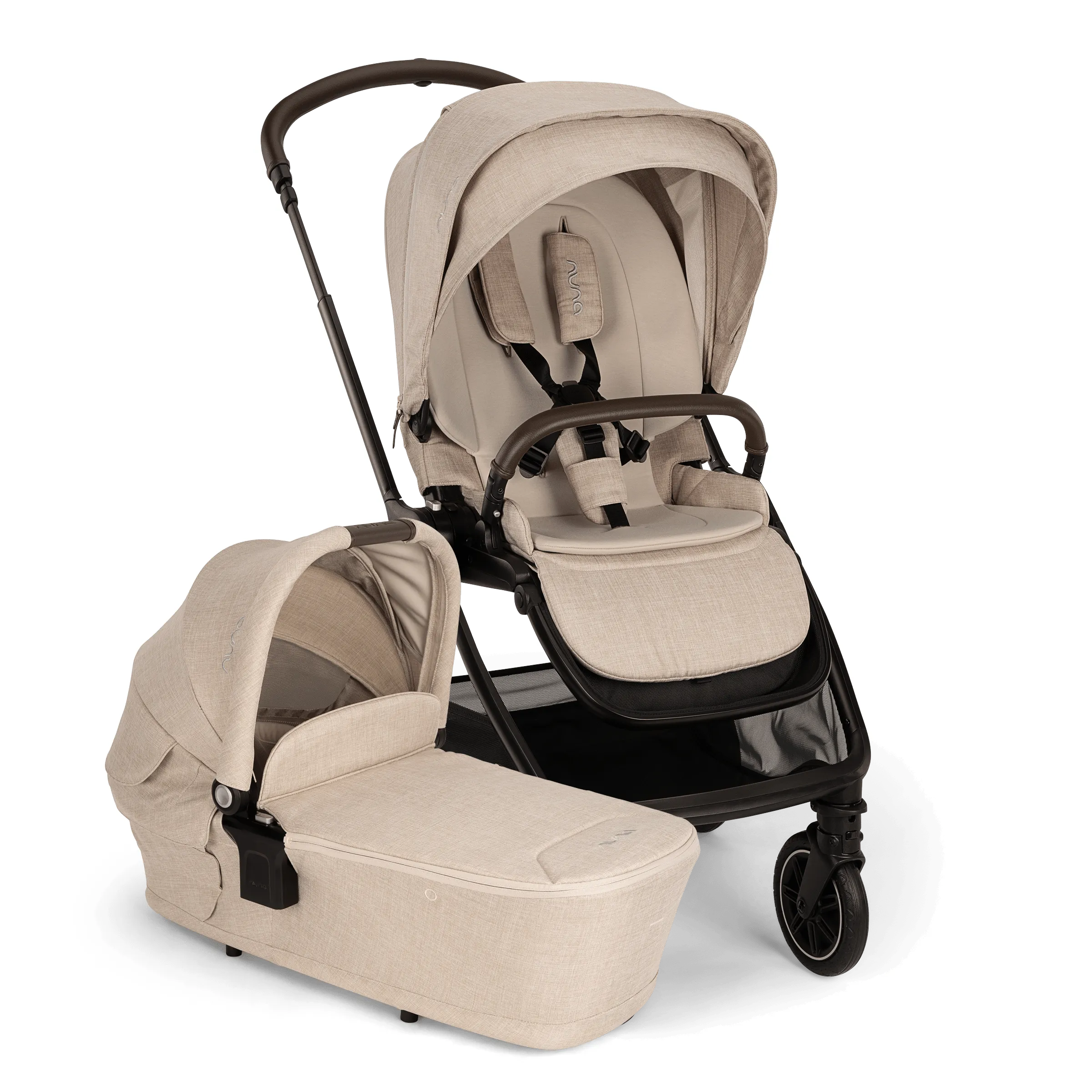 Nuna TRIV Next Stroller & Carrycot - Biscotti