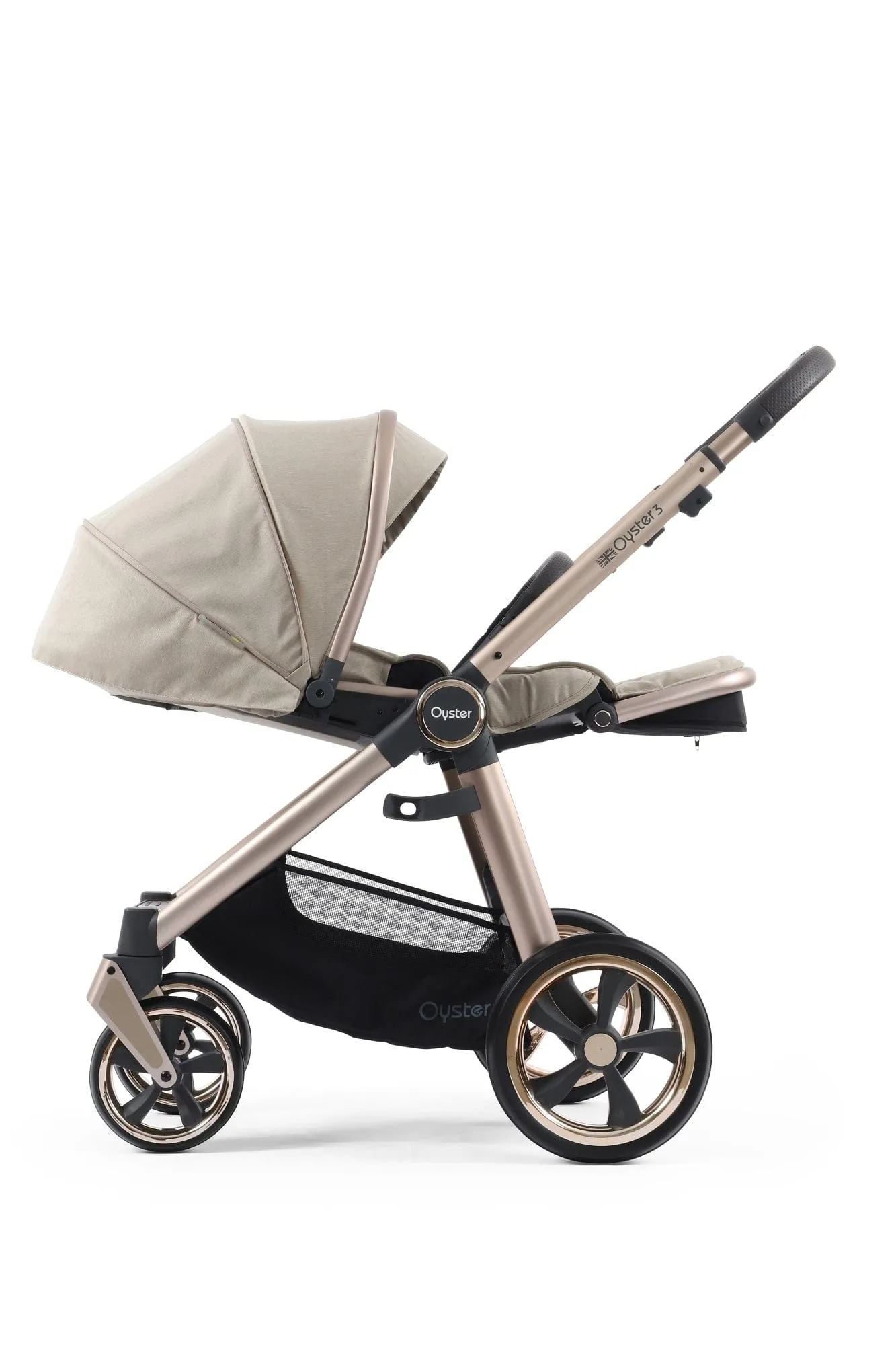 Oyster 3 Stroller & Carrycot - Creme Brulee