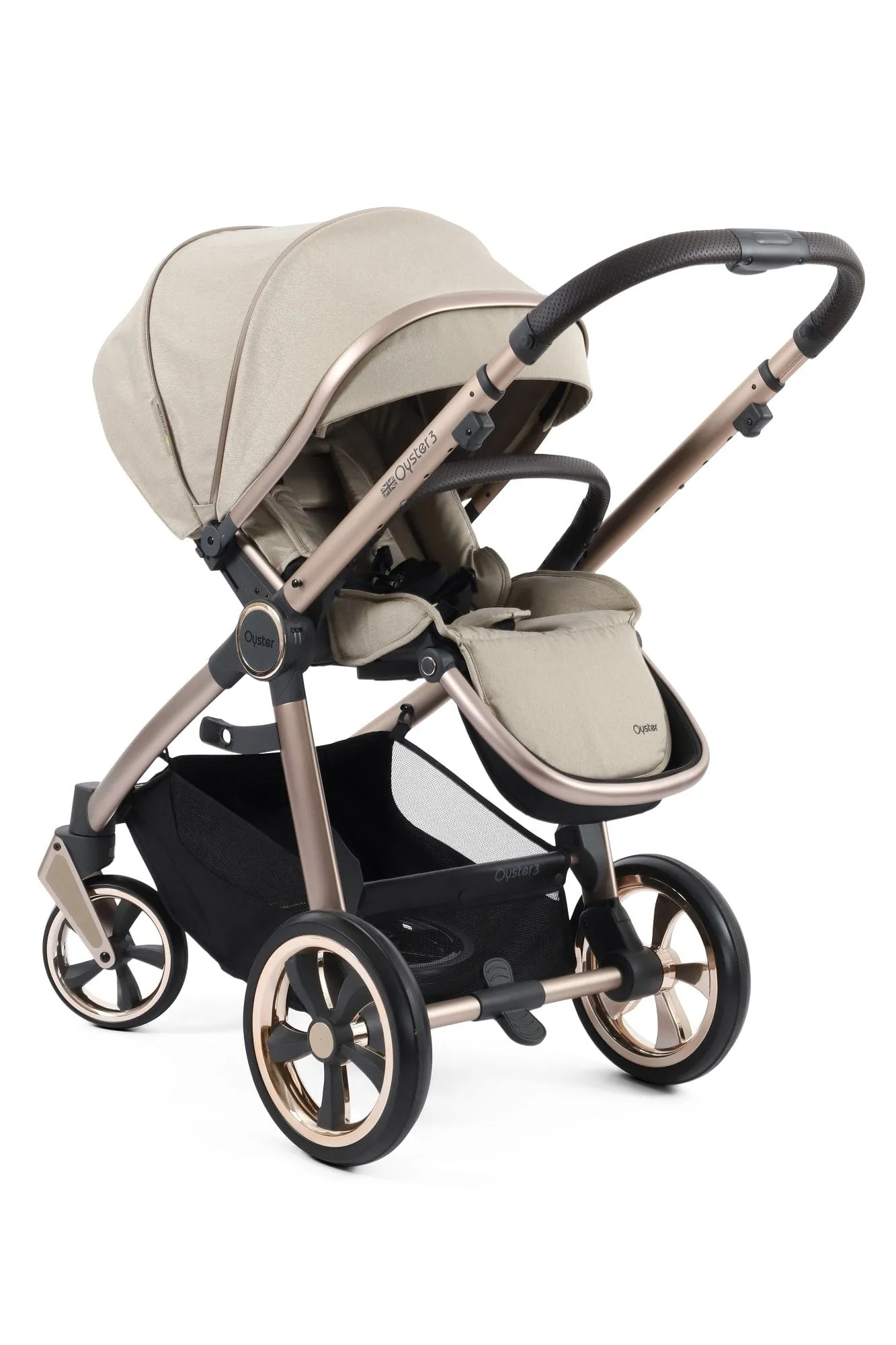 Oyster 3 Stroller & Carrycot - Creme Brulee