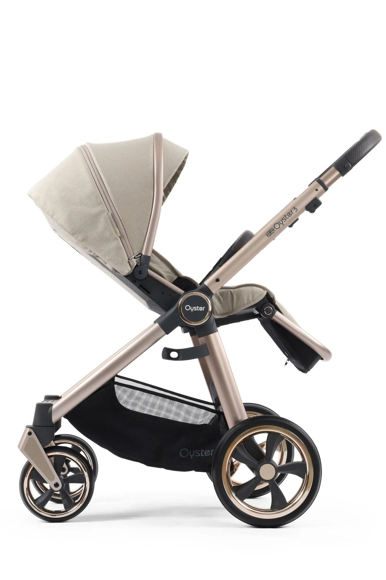 Oyster 3 Stroller & Carrycot - Creme Brulee