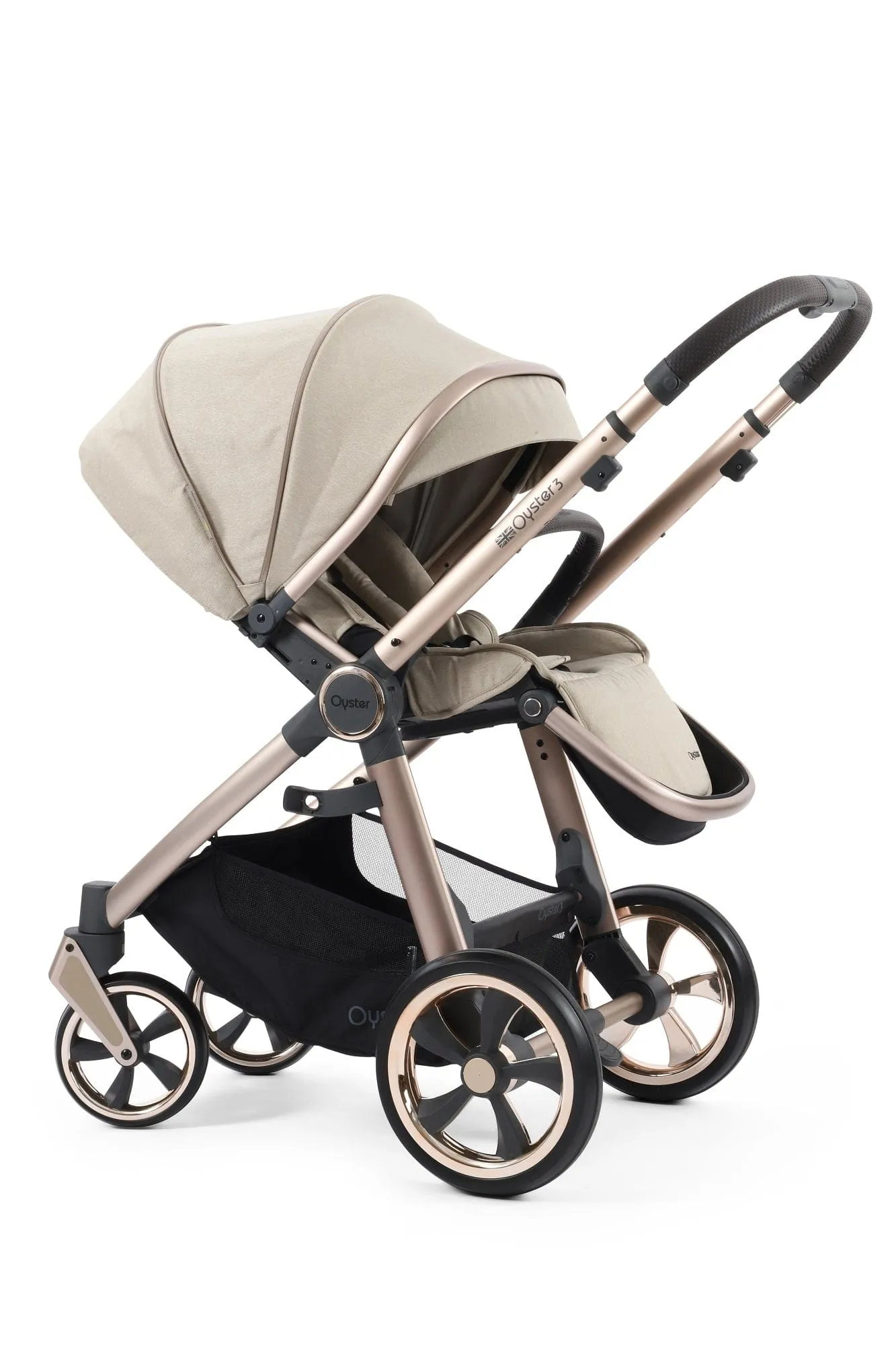 Oyster 3 Stroller & Carrycot - Creme Brulee