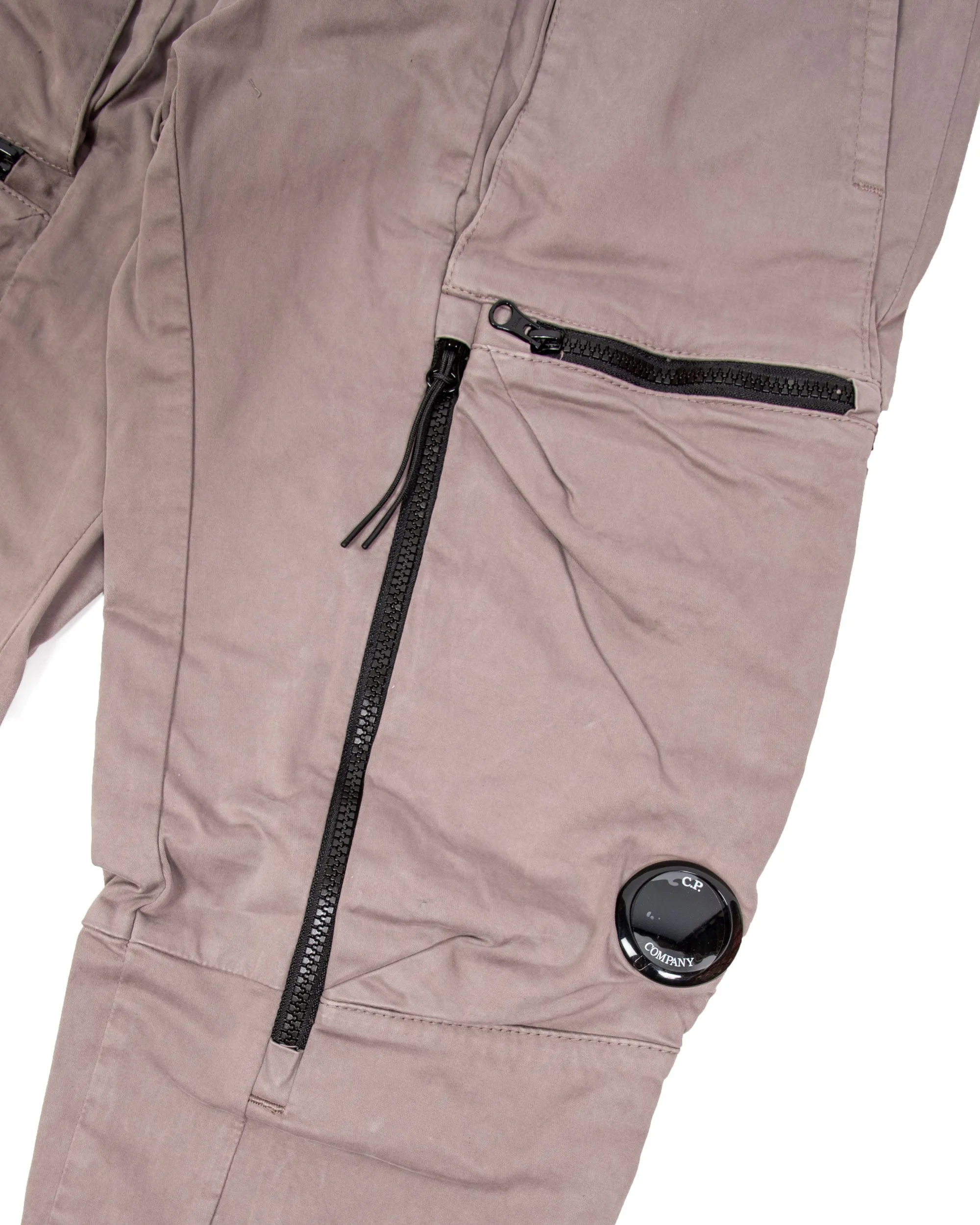 Pantalone CP Company Cargo Satin Grigio