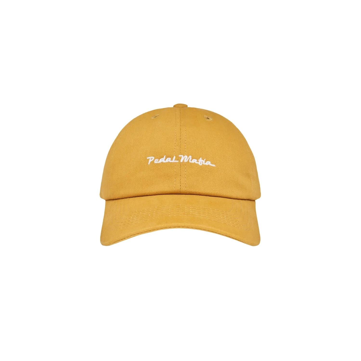 Pedal Mafia Dad Cap - Mustard