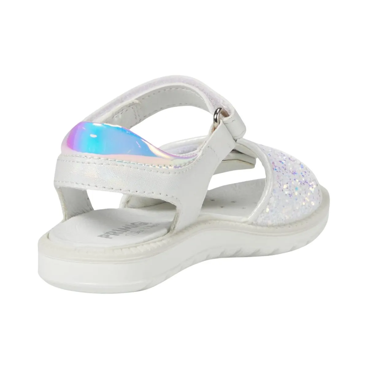 Primigi Girl's (Sizes 26-30) White Glitter Sandal