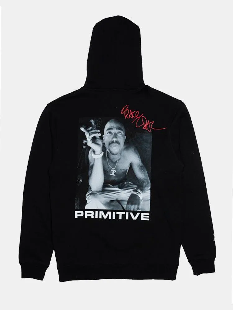 Primitive x Tupac Smoke Hood - Black