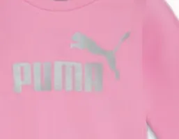 PUMA INFANTS MINICATS ESSESNTIALS PINK JOGGER SET