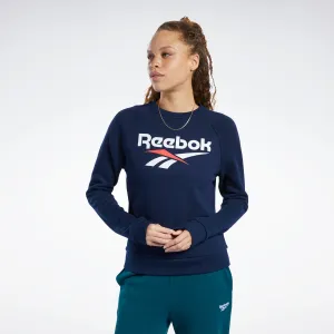 Reebok Apparel Women Classics Vector Crew Sweatshirt Conavy