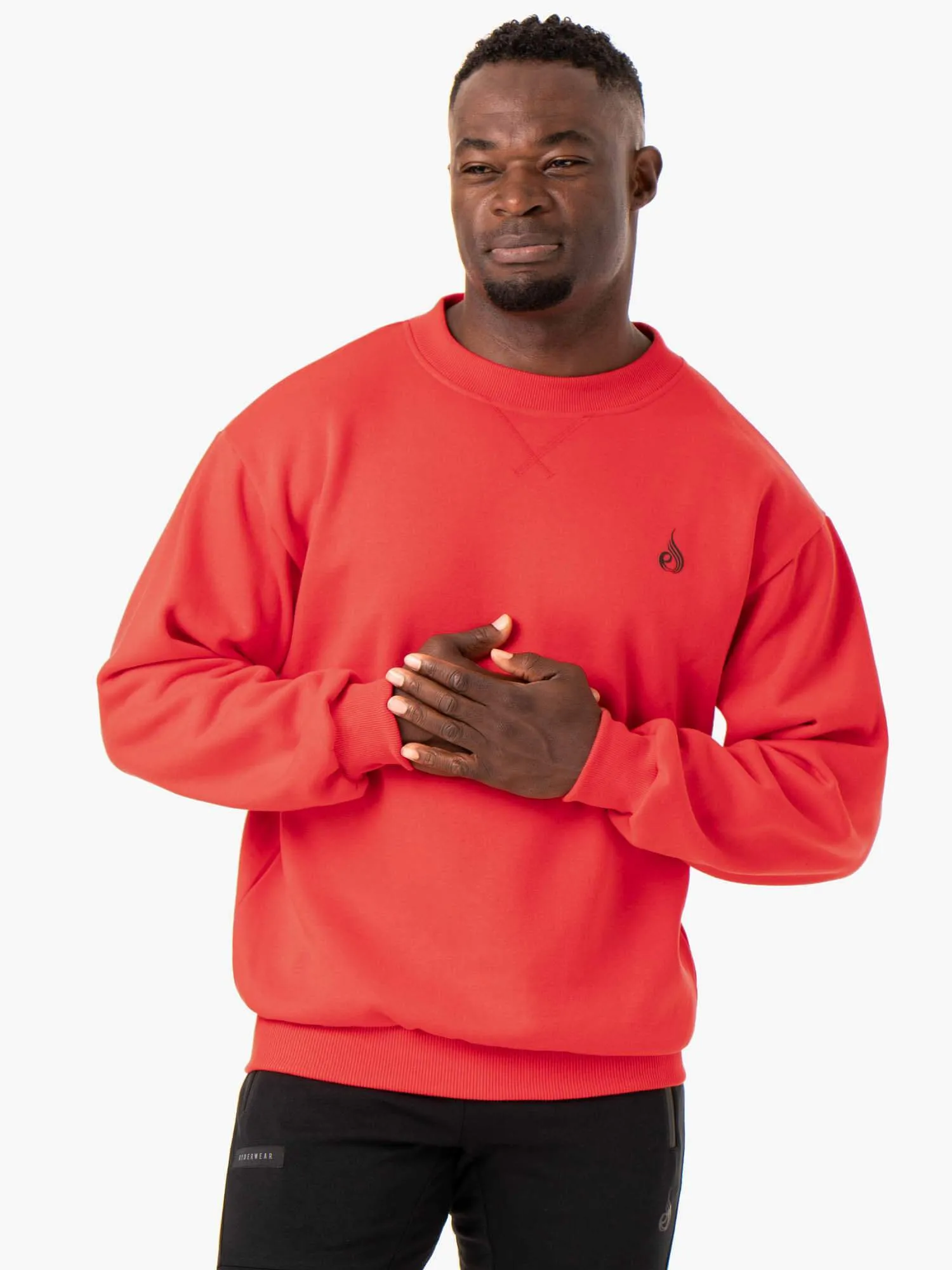 Reset Fleece Crew Neck - Red