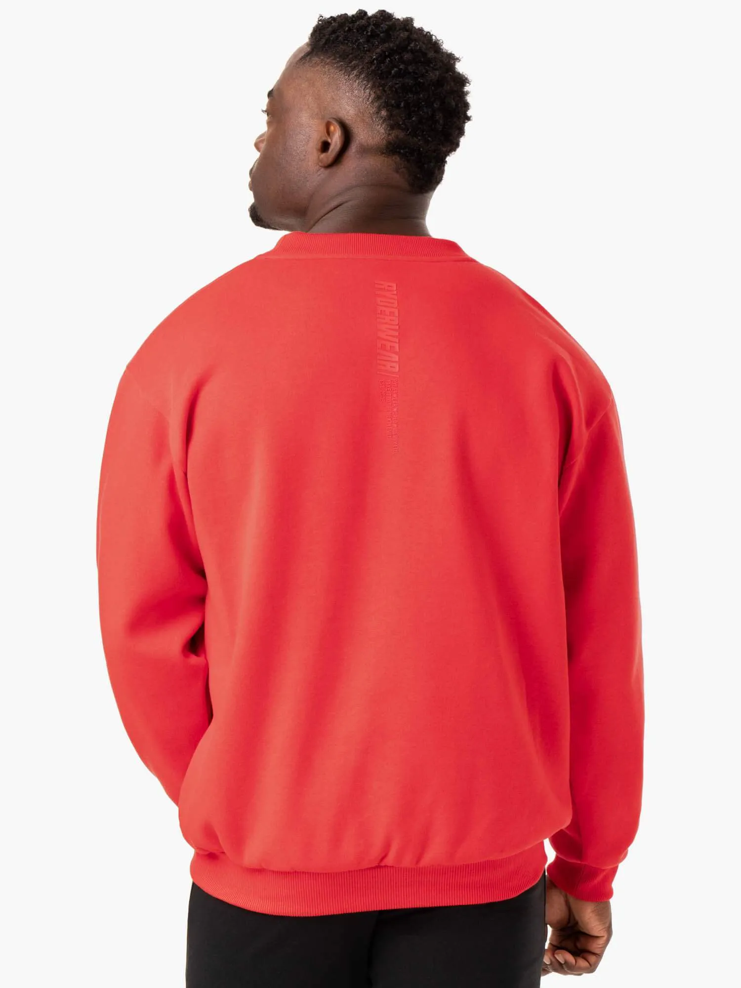 Reset Fleece Crew Neck - Red