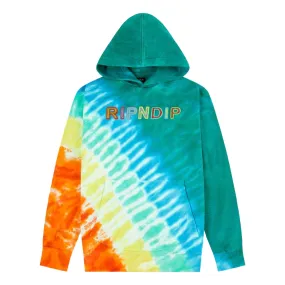 RIPNDIP PRISMA HOODIE-TEA RAINBOW DYE