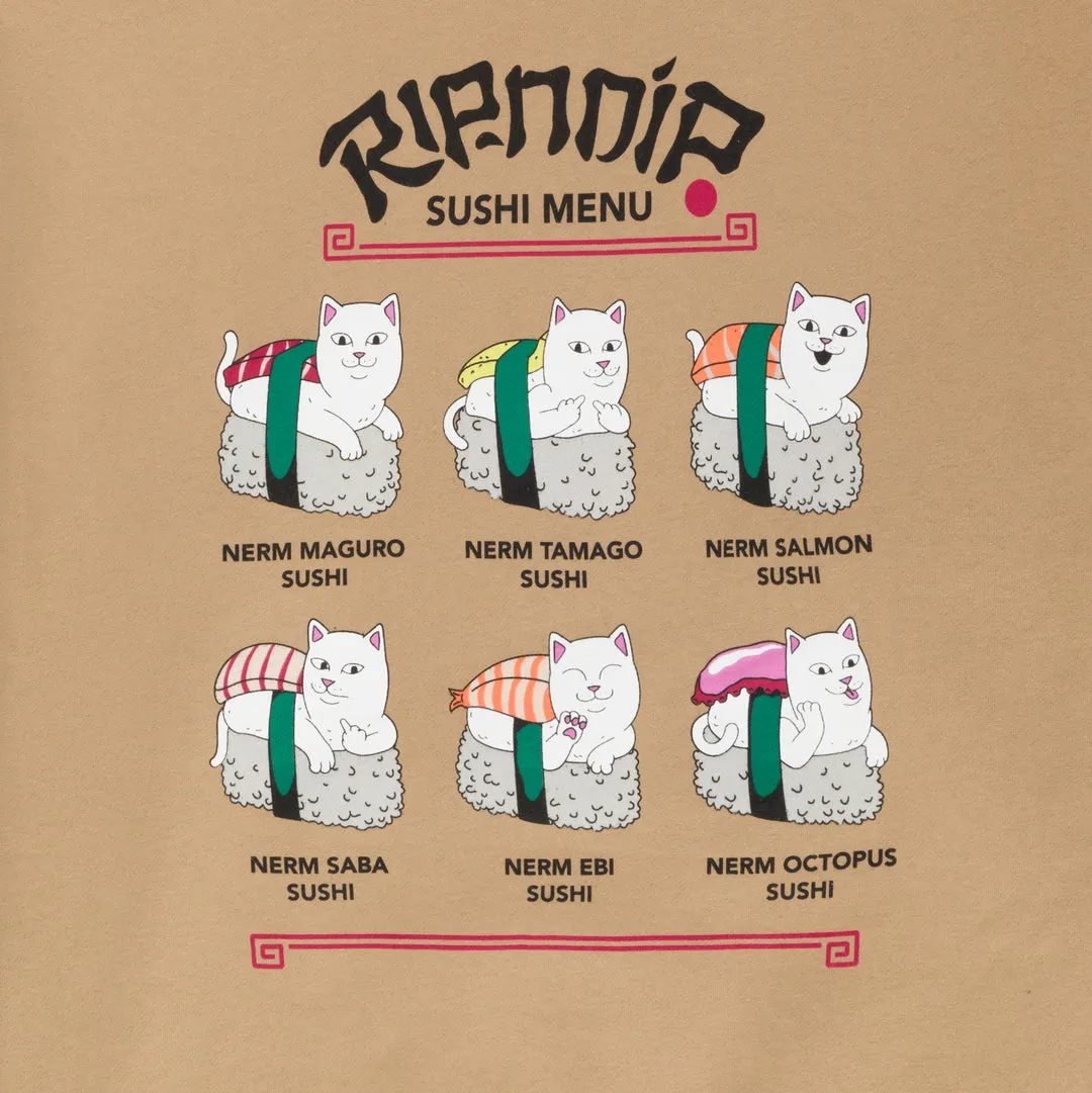 RIPNDIP SUSHI NERM HOODIE-SANDSTONE