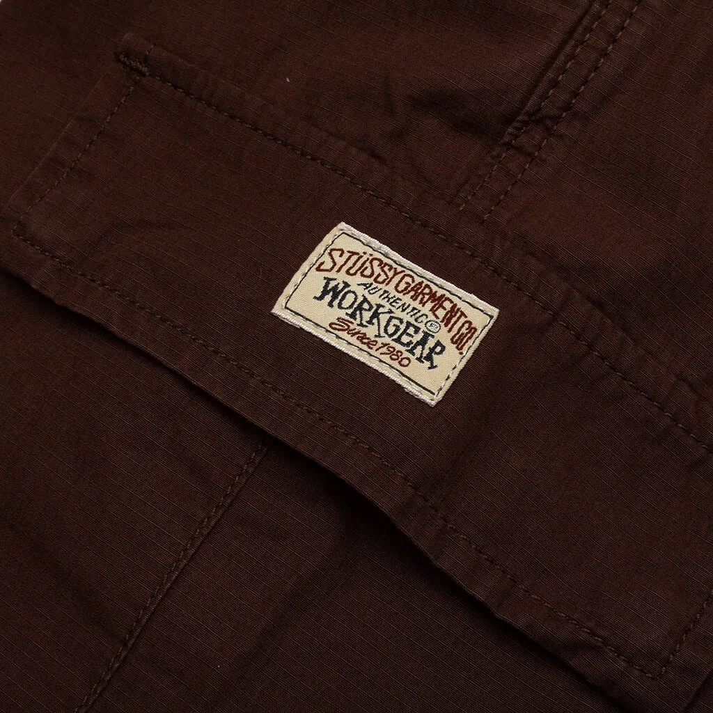 Ripstop Cargo Beach Pant - Brown