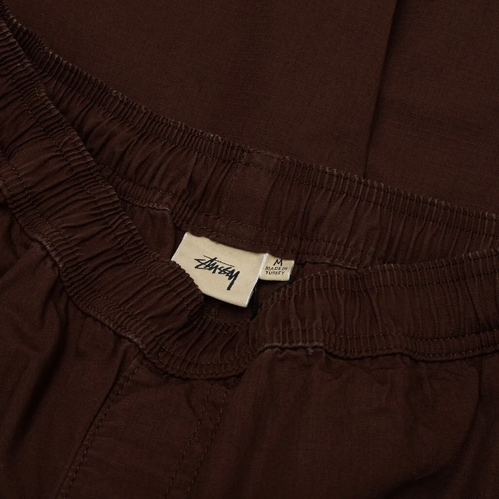 Ripstop Cargo Beach Pant - Brown