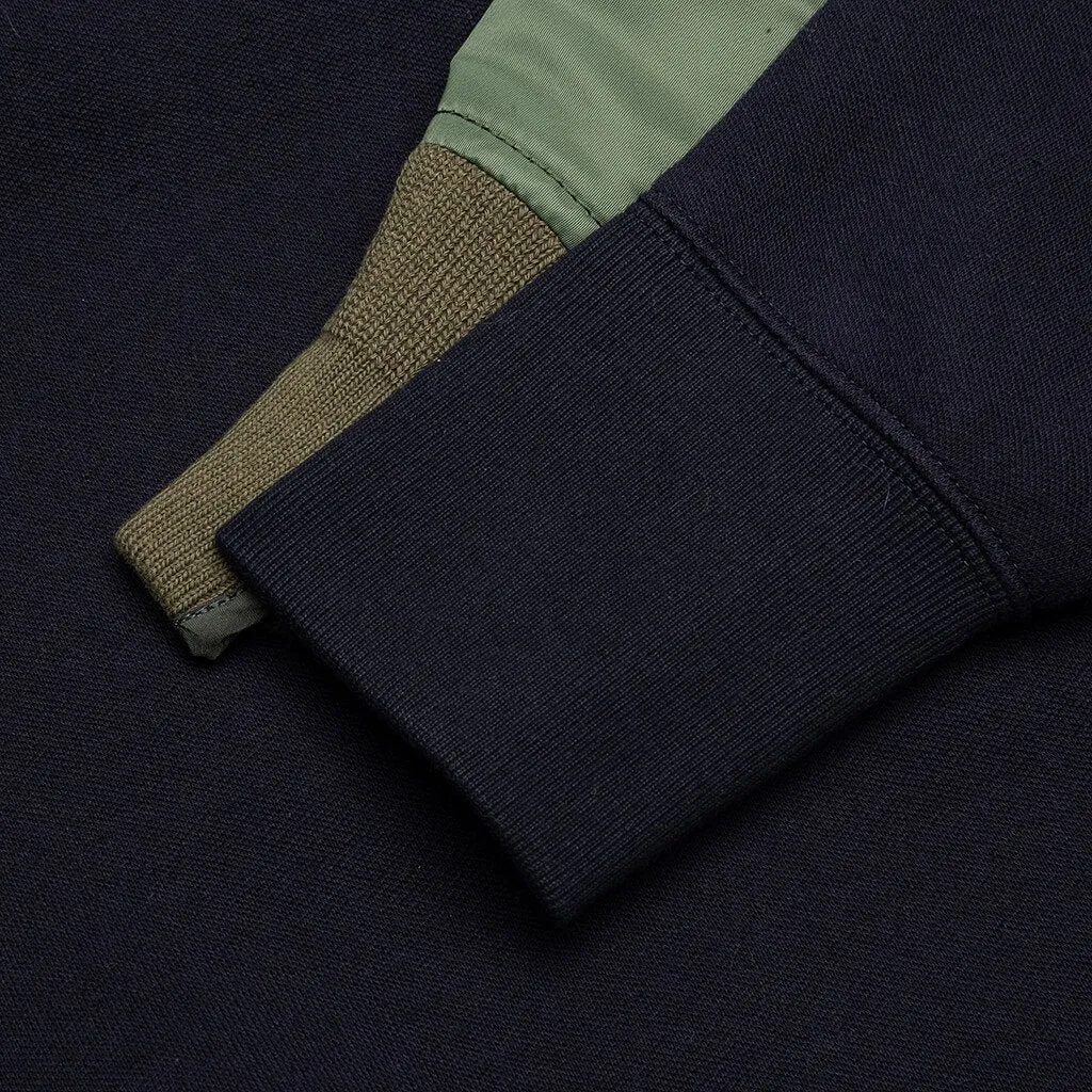 Sponge Sweat x MA-1 Hoodie - Navy/Khaki