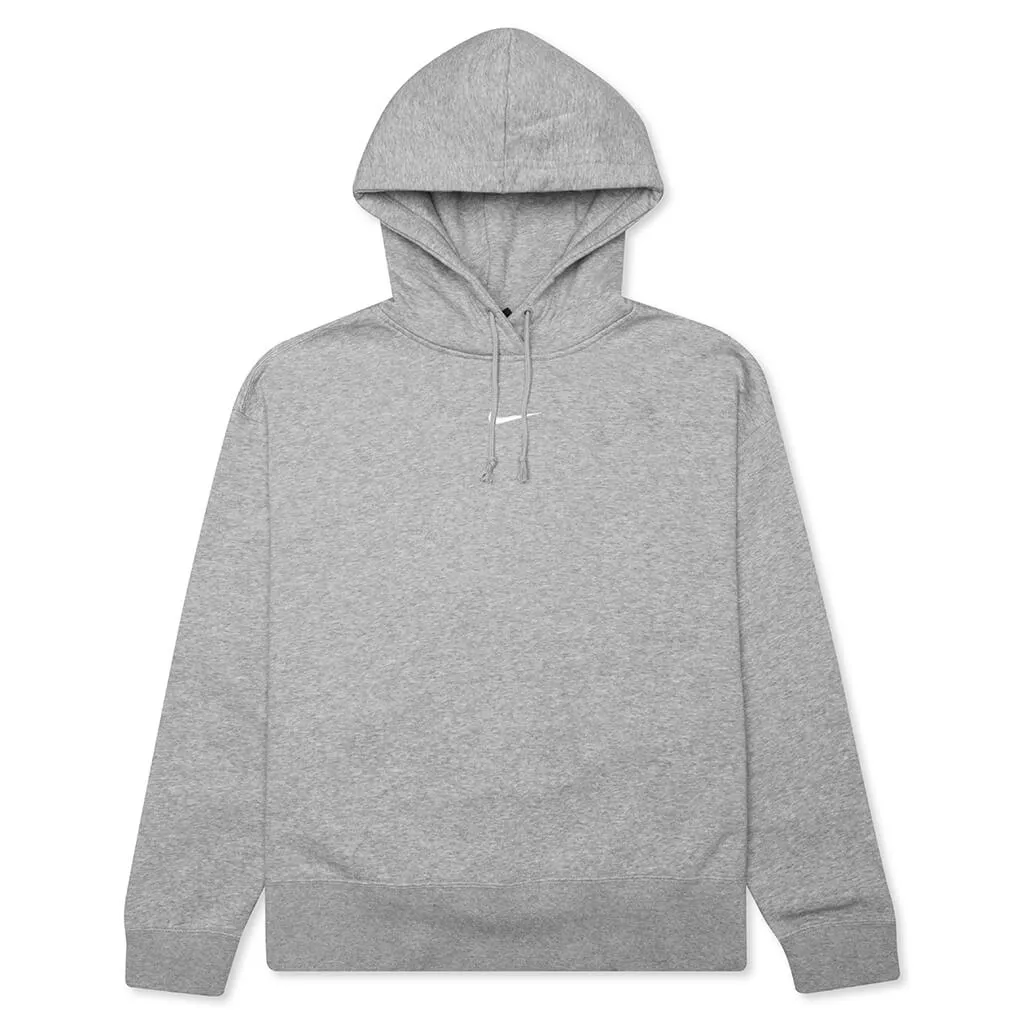 Sportswear Collection Essentials Women's Oversized Fleece Hoodie - Dark Grey Heather