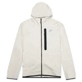 Sportswear Tech Fleece Full-Zip Hoodie - White/Heather