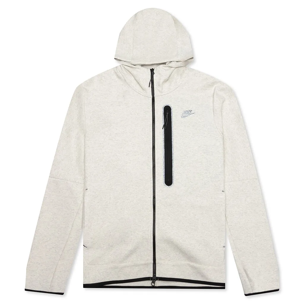 Sportswear Tech Fleece Full-Zip Hoodie - White/Heather