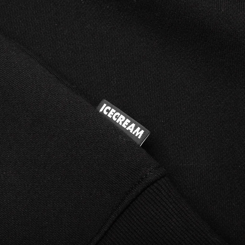 Sticker Hoodie - Black