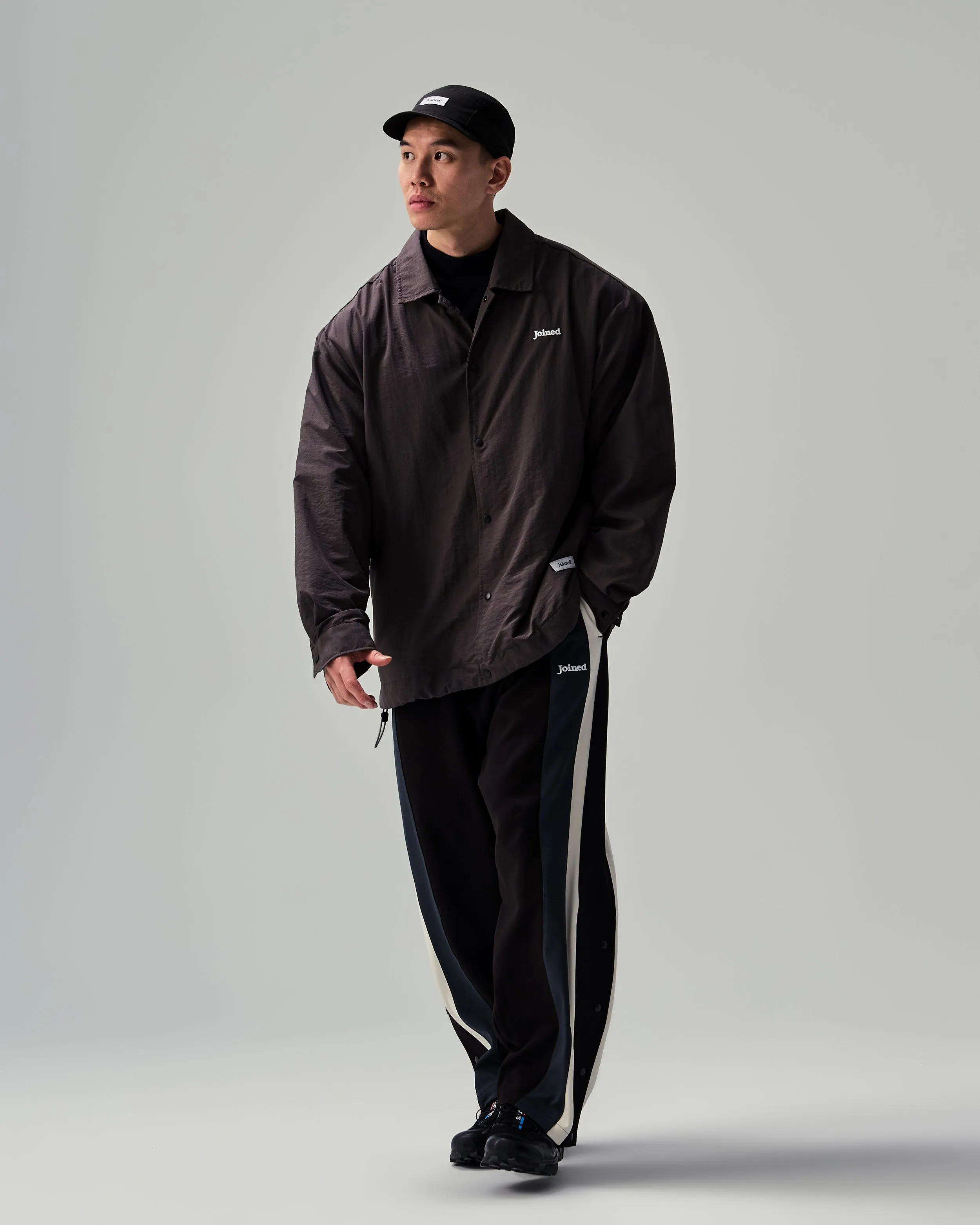 Stripe Pockets Tech Wide Pants